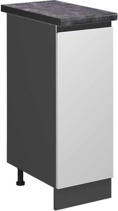 Vicco - Apothekerschrank R-Line, Weiß, 30 cm , ap Anthrazit