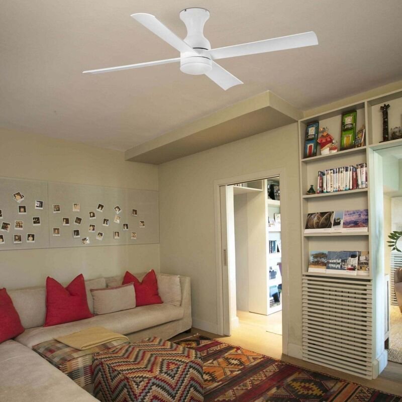 Faro Barcelona - fraser led Deckenventilator weiß 33756