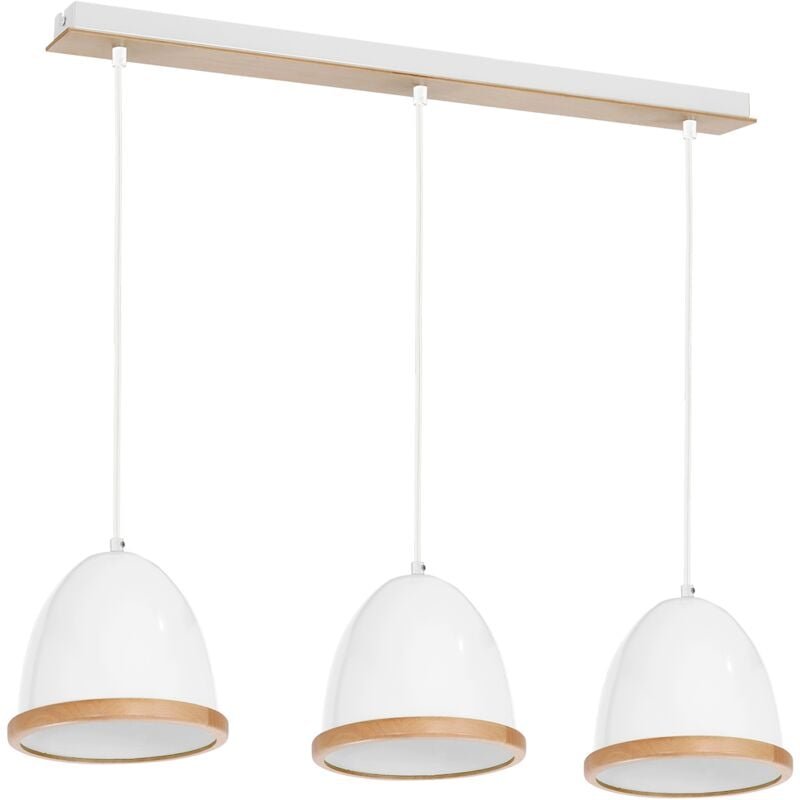 Hängelampe STUDIO WHITE 3xE27