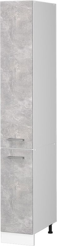 Vicco - Hochschrank R-Line, Beton, 30 cm mit Türen