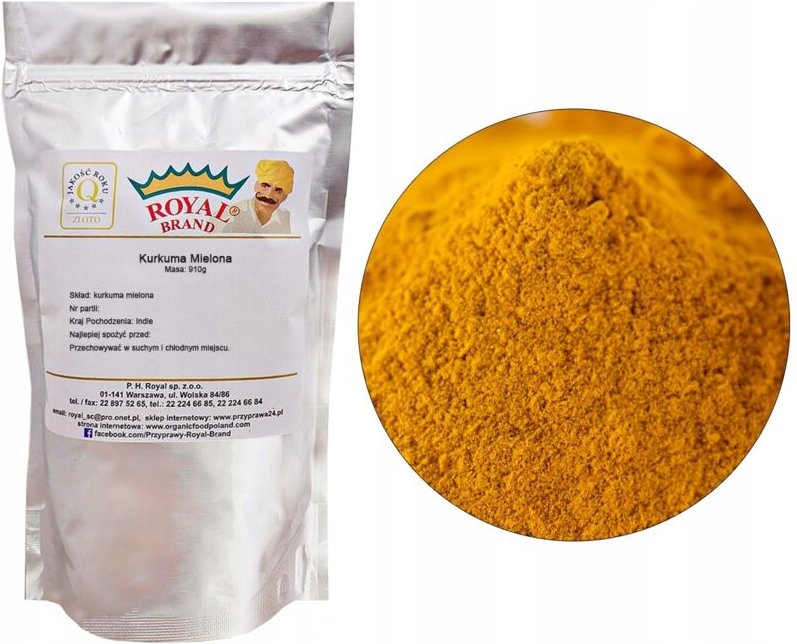 Gemahlener Kurkuma 910 g Natürliche HoReCa-Verpackung für Profis