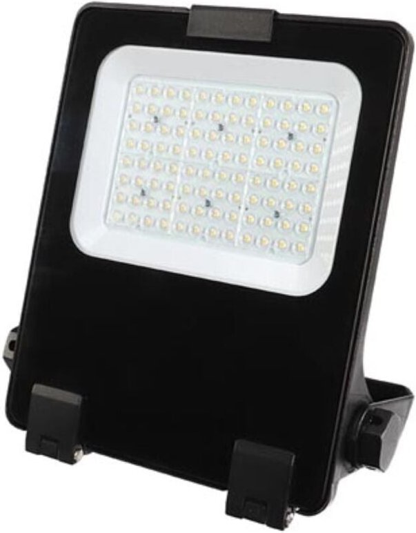 EtiamPro 60W LED Außenstrahler, neutralweiß, 4000K, IP65, mit Anschlussdose, wetterfestes Gehäuse aus Aluminium, Flutlic...