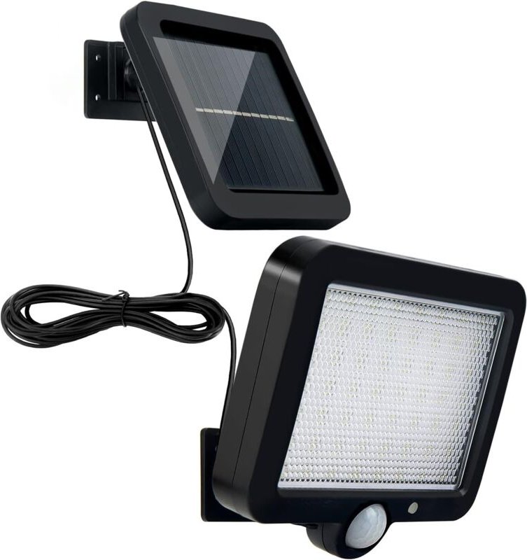 Solarleuchte für den Außenbereich mit Bewegungsmelder, 56 LEDs, Solarleuchte für den Außenbereich mit 3 Modi, 120°-Beleu...
