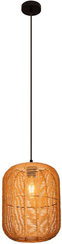 Bambus BOHO Rattan Holz Loft Hängende Deckenlampe