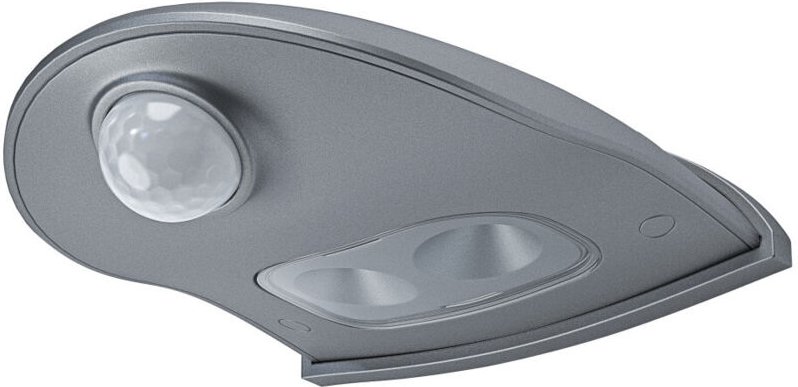 Thumbnail - Osram LED-Außenleuchte Doorled Down mit Licht- & Bewegungssensor 10,25 cm kaltweiß silber