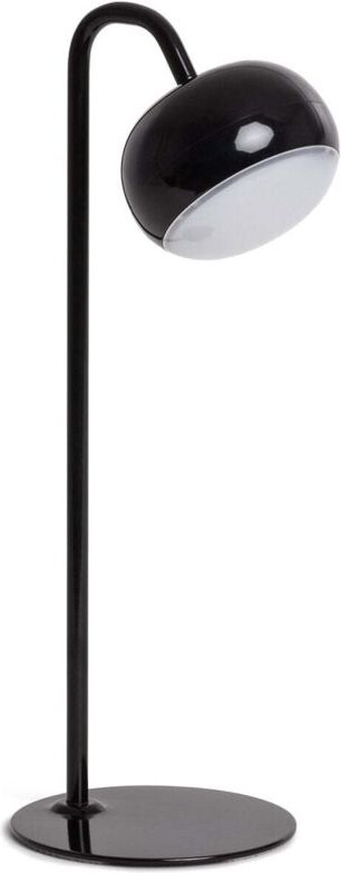 Efectoled - led- Tischlampe aus Metall 3W mit wiederaufladbarem USB-Akku Tunja Schwarz