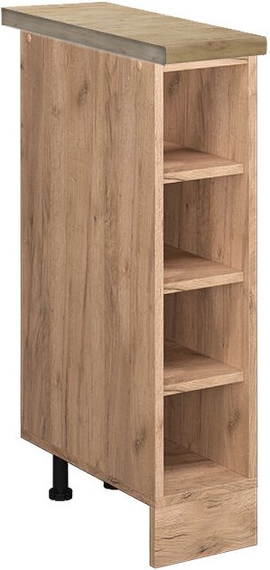 Vicco - Küchenregal R-Line, Goldkraft Eiche, 20 cm , ap Eiche