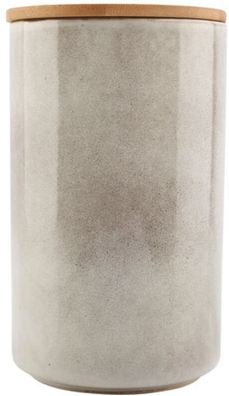 Aufbewahrungsglas 12,5x21cm Grau - Fine Dining Living