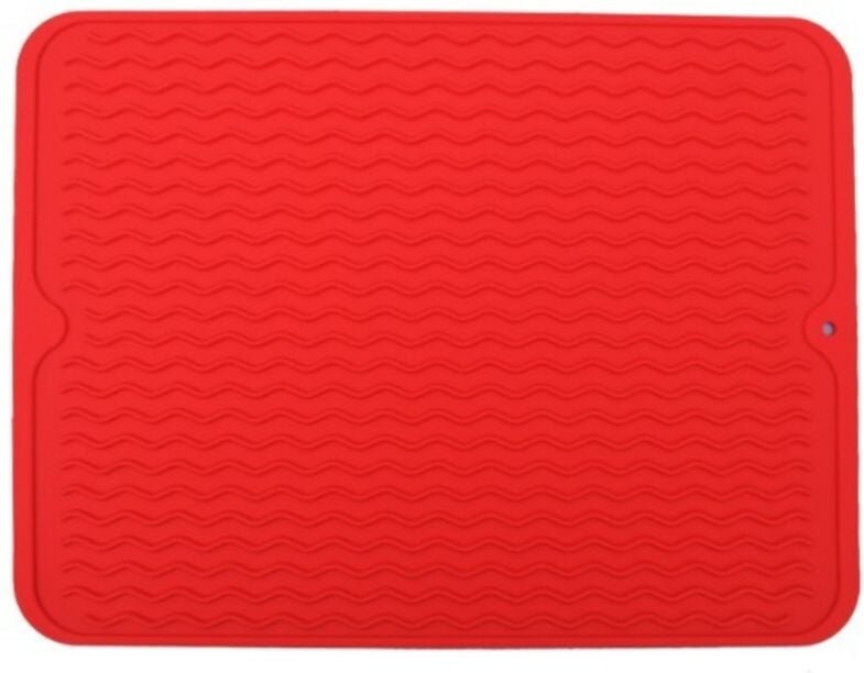 Silikon-Abtropfmatte, rutschfeste Abtropfmatte, Spülbeckenmatte, hitzebeständige Silikon-Trockenmatte, Abtropfmatte für ...