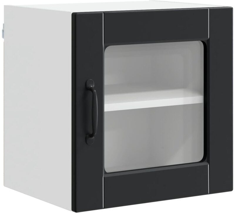 Küchenschrank mit Regal Schwarz 40 x 31 x 40 cm Holzwerkstoff vidaXL