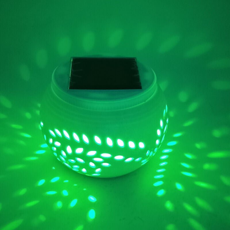 Solar-Mosaik-Lichter, Solar-Glaskugel-Gartenlichter, wasserdichte, solarbetriebene Mosaik-Glas-Tischlampen für Party, We...