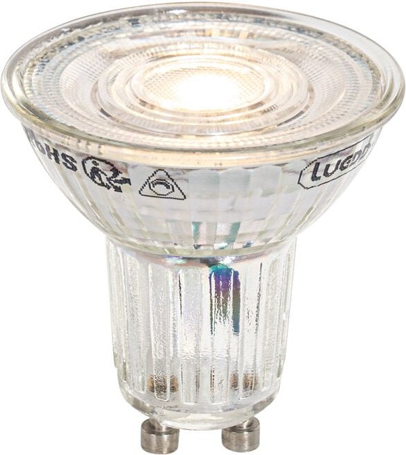 Luedd - GU10 50mm dimmbare Kelvin LED-Glühbirne klar 4,9W 400 lm 2200-3000K