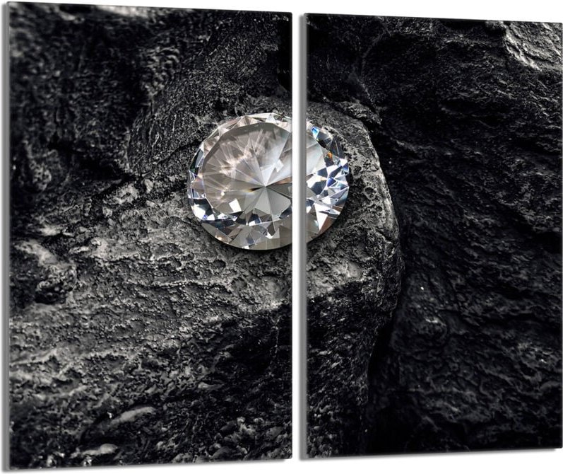 Glasschutzplatte für den Herd 2x30x52 Diamond