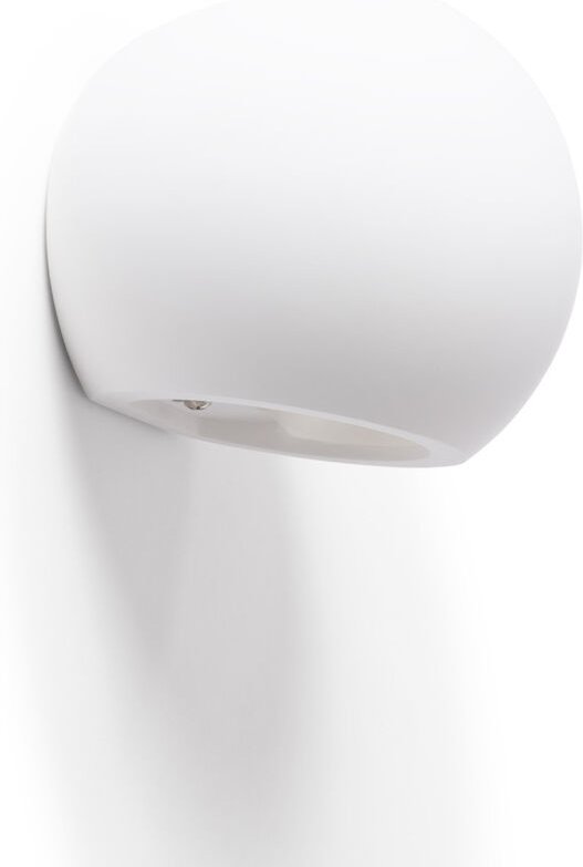 Wandleuchte Gips Klay Weiß