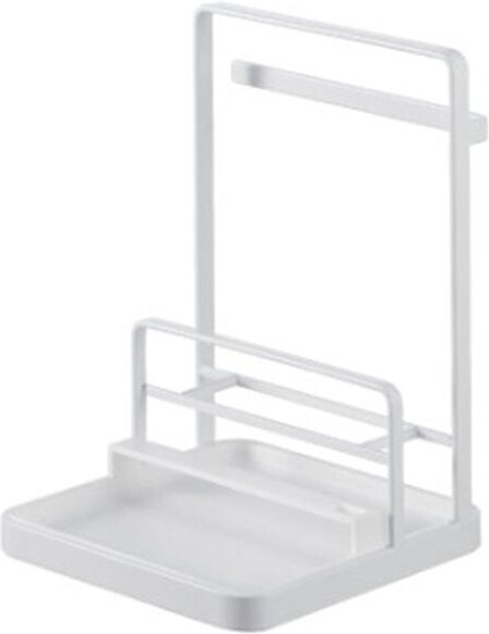 Topfdeckelhalter aus Metall und Holz, Topfdeckel- und Löffelhalter, Küchenspatel-Regal (schwarz) – Fei Yu