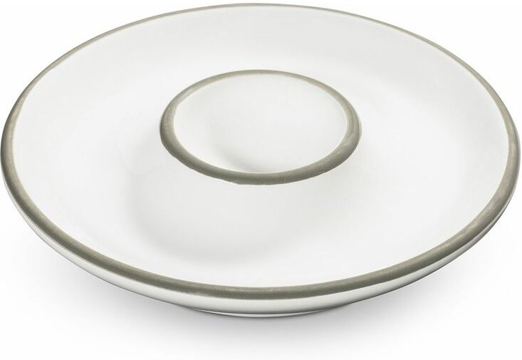 Gmundner Keramik - Grauer Rand, Eierbecher (ø 12 cm)