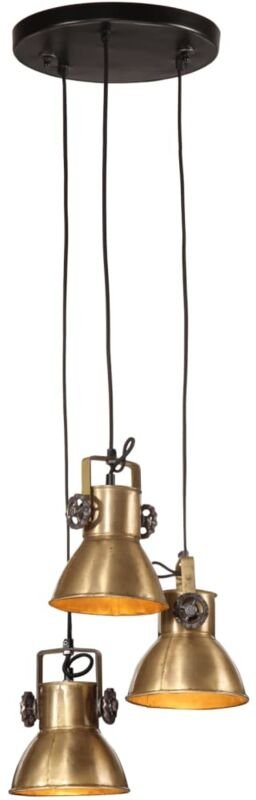 Hängelampe 25 W Antik-Messing 30x30x100 cm E27 vidaXL416619