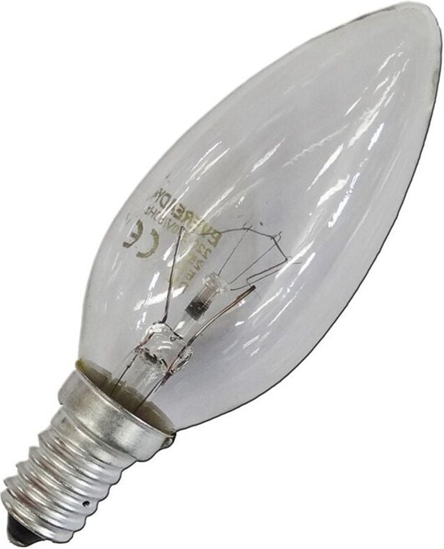 Bel-light - Klare Kerzenglühlampe 40 w E14 nur für den industriellen Gebrauch