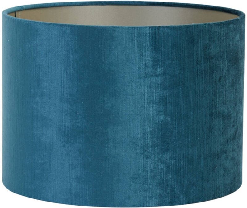 Light & Living - lampenschirm - Gemstone - blau - textil - Ø 20cm