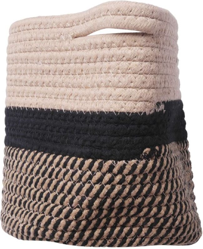 Organizer Korb Pflanzer Baumwolle Seil gewebt Blumentopf Kleinigkeiten Aufbewahrungsbox Home Decor