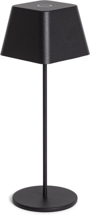 Efectoled - led Tischlampe 1.2W Tragbar Aussen Aluminium mit wiederaufladbarem USB-Akku Willy Schwarz