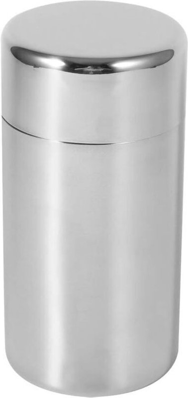 Vtizikl Boîte à thé en étain, boîtes à thé en acier inoxydable pour la cuisine et la maison, pour conserver le sucre, le...