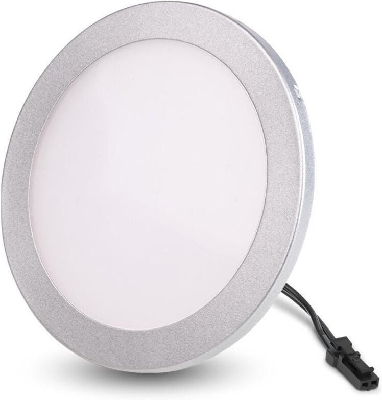 LED Mini Panel rund 3W 12V IP20 Ø100mm - Lichtfarbe: Neutralweiß 4000K