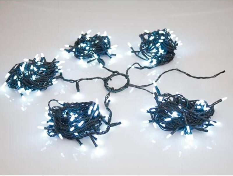 Velleman - Speed Light led - 330 LEDs - Weiß - grünes Kabel - Modulator - 24 v (für Bäume von 240 cm)