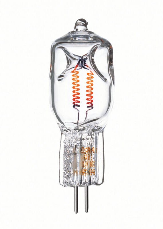 64502 150 w 230 v Mittel-/Hochvolt-Halogenlampe, einseitig gesockelt, 18 mm Durchmesser, 55 mm Länge, 3200 k Farbtempera...