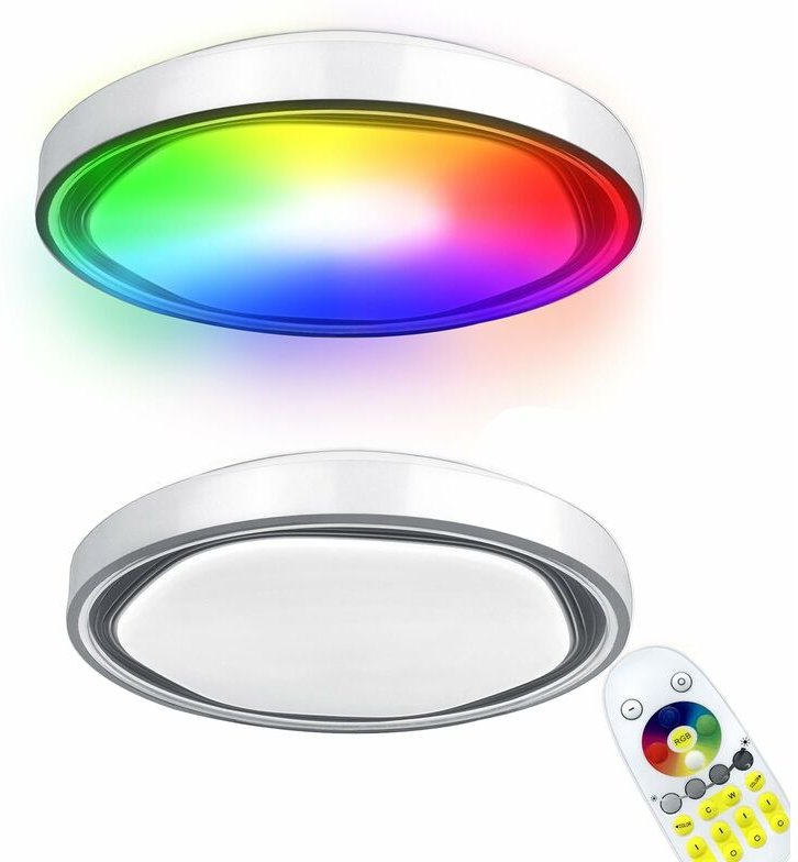 Deckenlampe 60W rgb led Deckenleuchte φ50x8cm Deckenleuchten mit Fernbedienungen Modern Acryl Lampe Wohnzimmer Küchenlam...