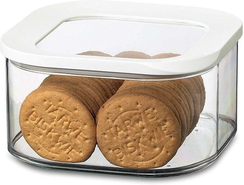 Vorratsdose modula square 1250 ml - weiß - Mepal