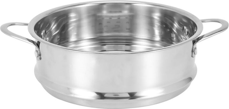 Tlily - 16Cm Verdickung Food Steam Rack Edelstahl Dampfgarer mit Doppelohr für Suppentopf Milchtopf KüChengeräTe