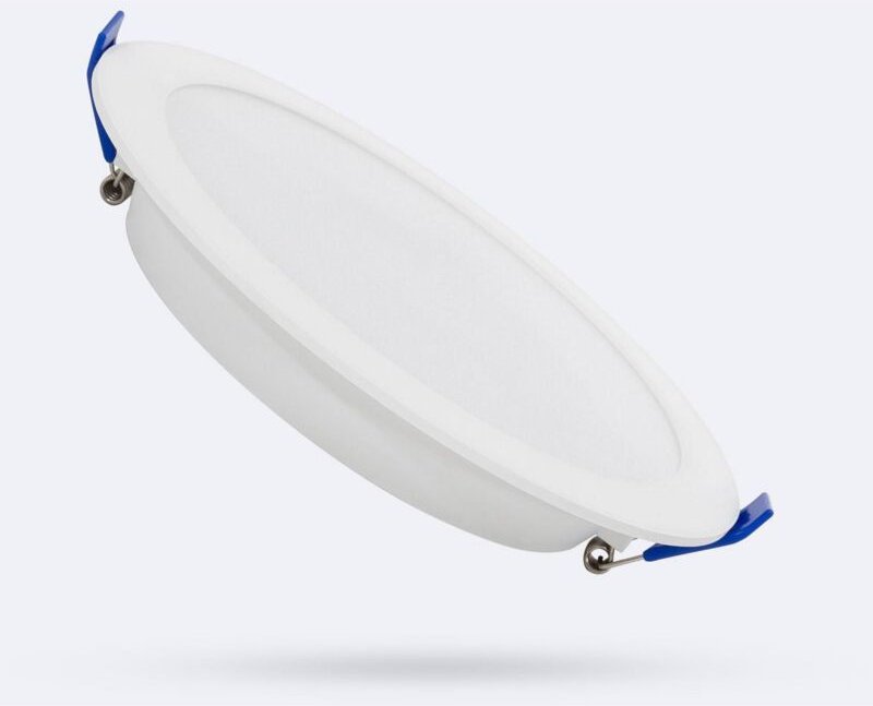 LED Einbaustrahler flach 12W Rund SOLID Ausschnitt Ø 140 mm 4000K Dimmbar TRIAC Neutralweiß