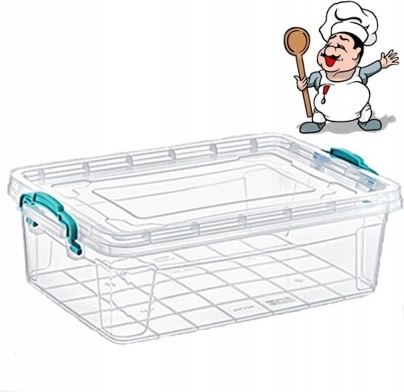 Thumbnail - LEBENSMITTELBEHÄLTER 0,75L, 16x7x7,5cm, MIKROWELLE, SPEISEKAMMER, KLEINE GEGENSTÄNDE, MEDIKAMENTE