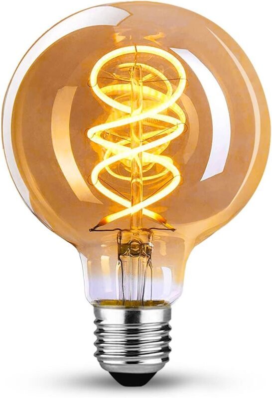 Shmshng - Edison Vintage Glühbirne E27, E27 led Vintage dimmbar 4W Retro led Lampe Warmweiß 2200K Edison Glühbirne E27 V...