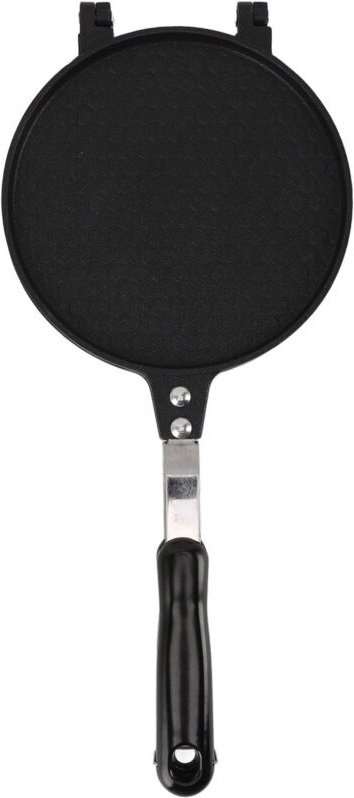 Waffelhörnchen-Backform aus Aluminiumlegierung, rund, für Frühstücks-Eierrollen und mehr.