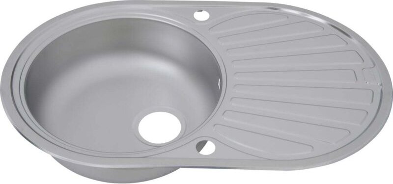 Edelstahlspüle Cansas 77 x 48 cm Spüle Spülbecken - Respekta