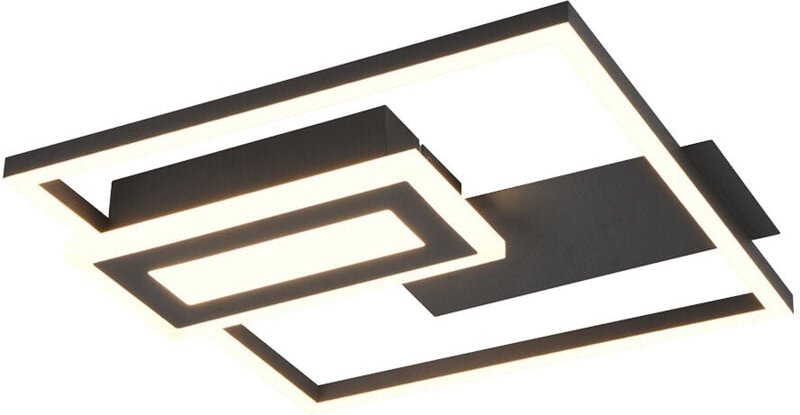 Leuchten led Deckenleuchte Spiro 22W schwarz matt Deckenlampen & Kronleuchter - Trio