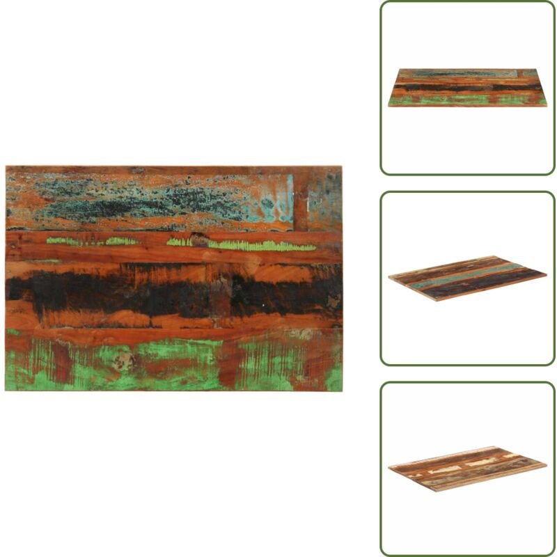 Tischplatte Rechteckig 60x90 cm 15-16 mm Altholz Massiv - Holztischplatte - Altholztischplatte - Vintage Tischplatte - M...