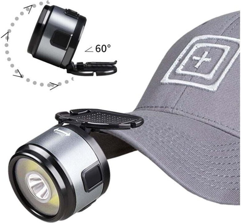 Multifunktionales Arbeitslicht, neuer XPG+COB-Scheinwerfer mit magnetischer Haken-Clip-Kappe, Campinglicht, Fernlicht, T...