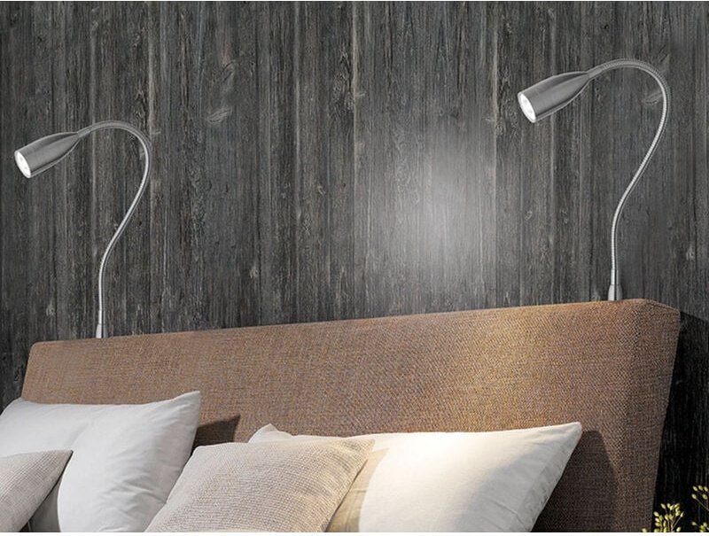 Fischer&honsel - 2er set led Leselampen dimmbar, Bettlampen zum Anschrauben, Breite 4cm