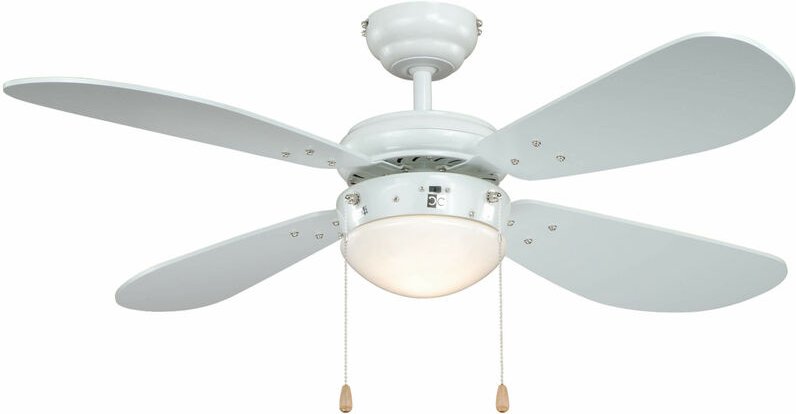 Deckenventilator Classic 105 cm Weiß