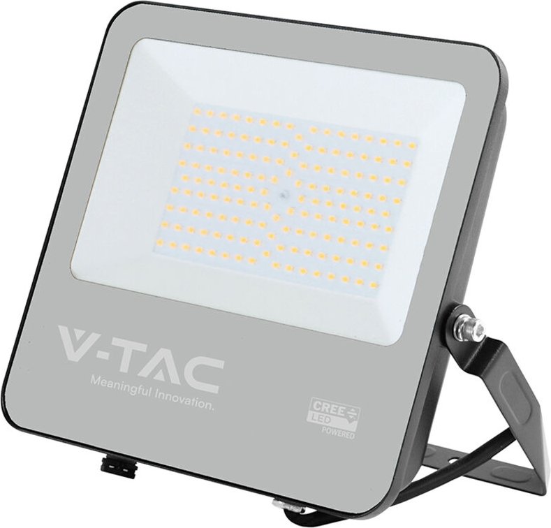 V-TAC PRO Slim LED-Scheinwerfer 100 W 135 lm/W CREE-Chip 3000 K IP65 – schwarzes Gehäuse SKU 232006