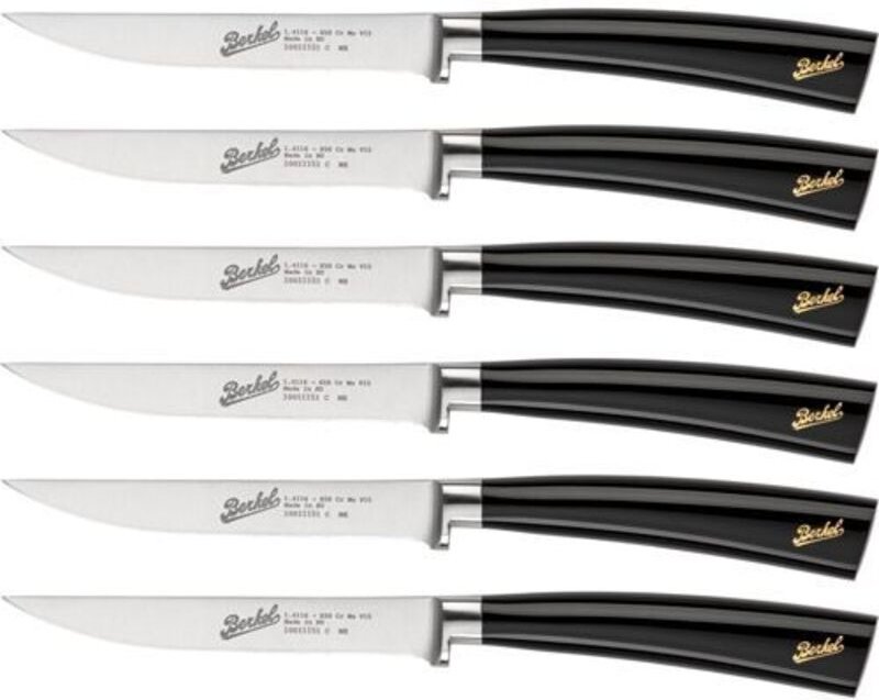 Berkel Elegance Glossy Black Steak Set 6-tlg.