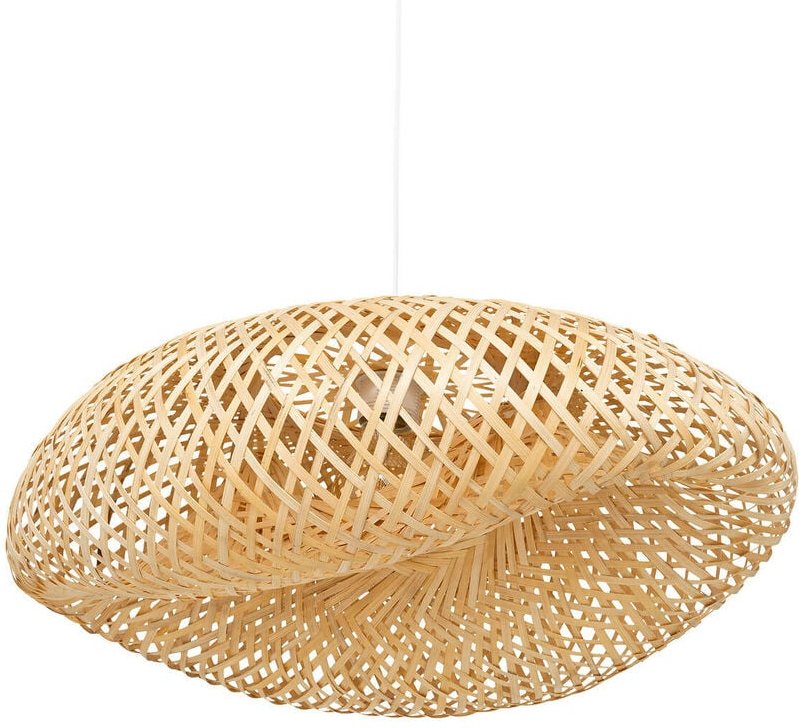 Pendelleuchte beddy, Boho-Stil, Bambus, 51 cm