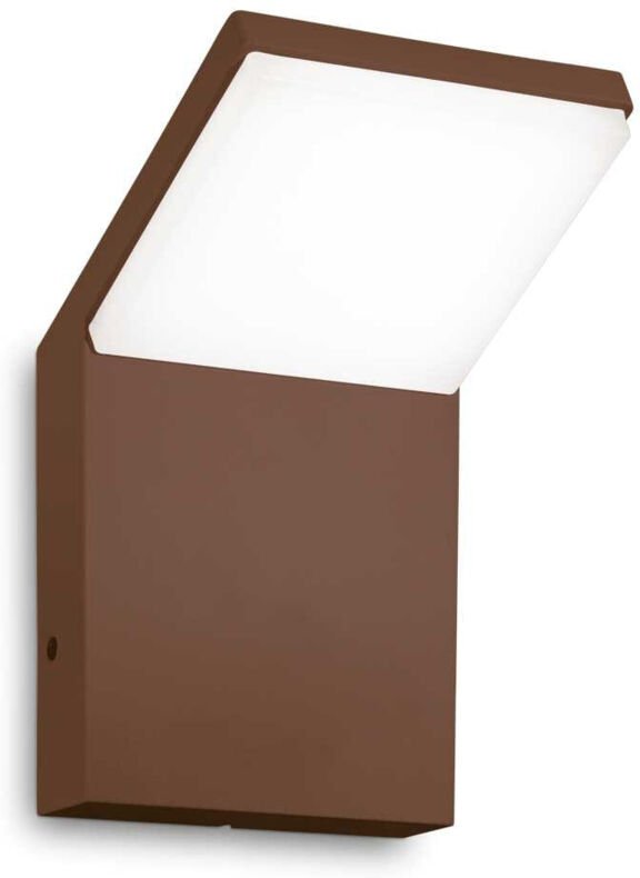 Ideal Lux - style Integrierte moderne LED-Außenwandleuchte Kaffee 1050Lm 3000K IP54