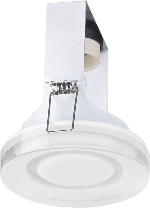 Forlight - Lab - Downlight Empotrable de Techo de 90mm de Diámetro para Bombilla GU10 en Color Blanco con Difusor de Cri...