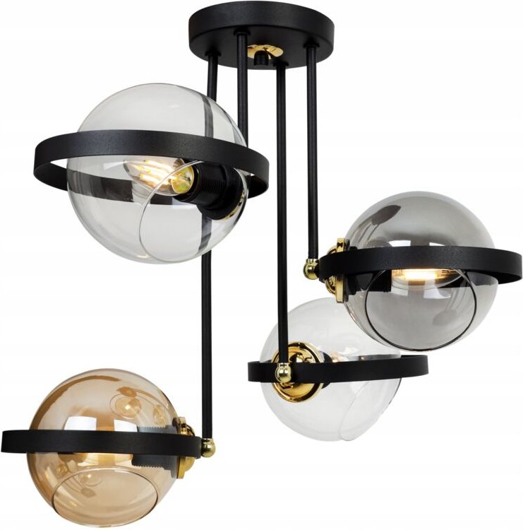 Moderne Glasring-Hängelampe Mix