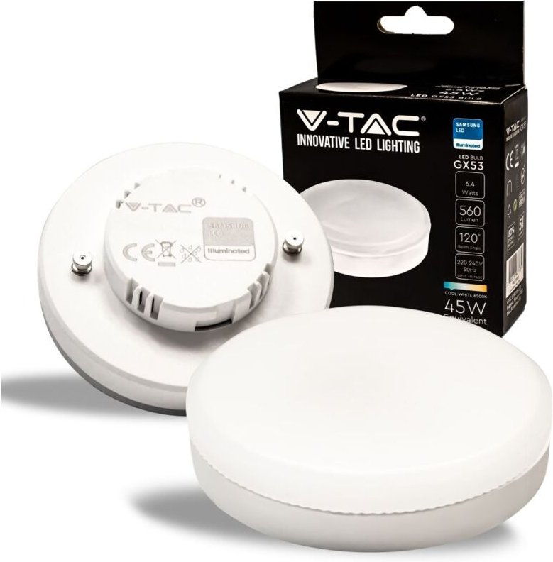 Lampadina led Chip Samsung GX53 6.4W 6500K - V-tac