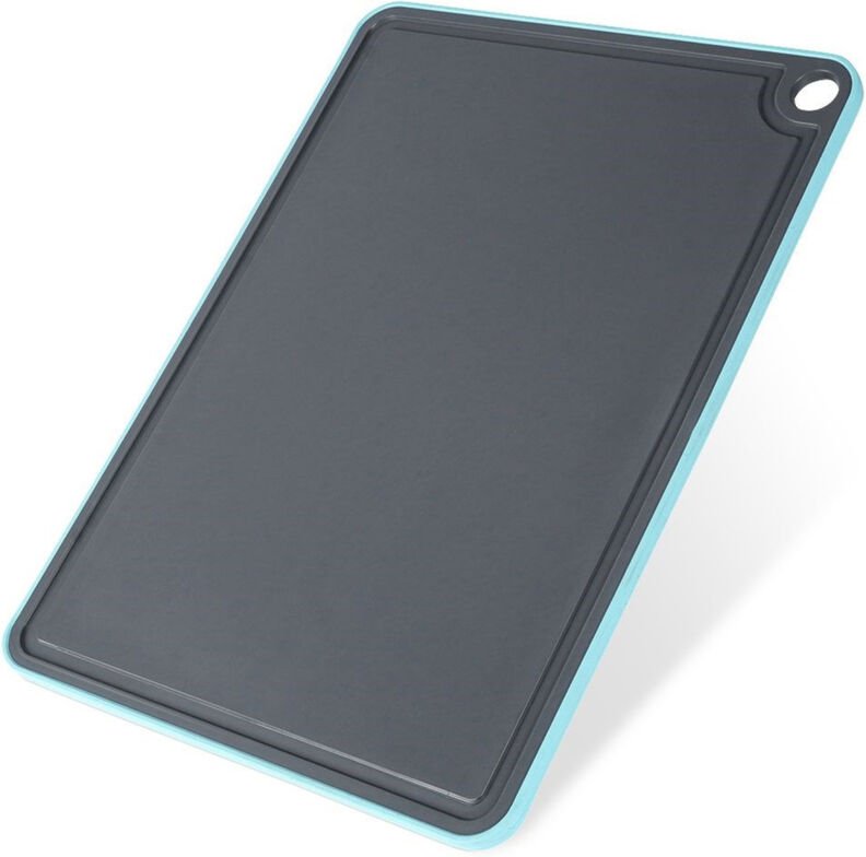 Küchenschneidebrett für Lebensmittel, Kunststoff, Grau, 32x23 cm